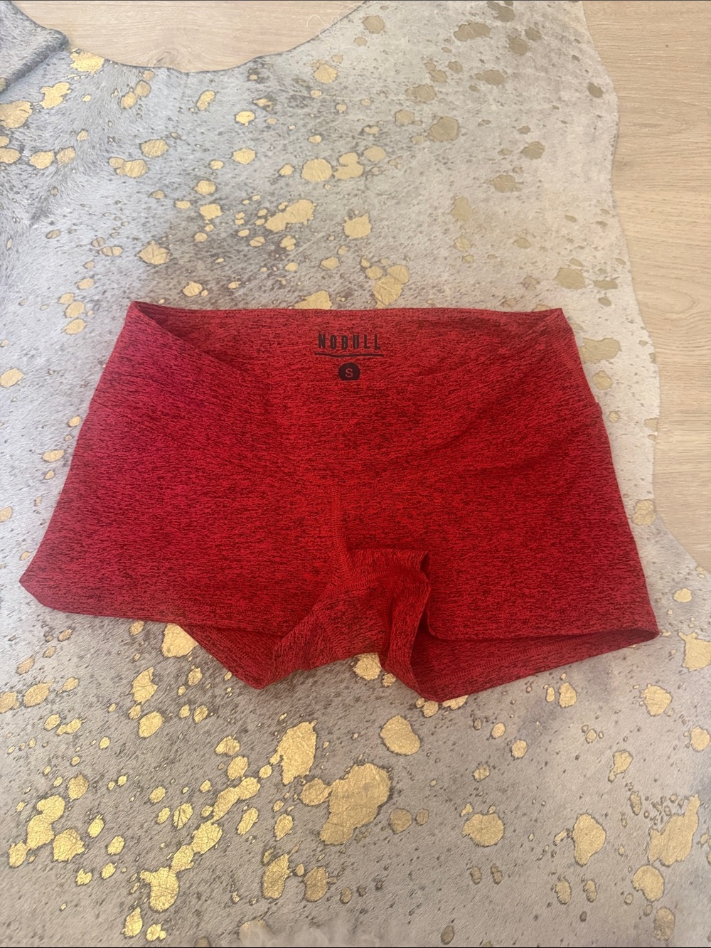 Nobull Women's Red Athletic Shorts - Size S NEW